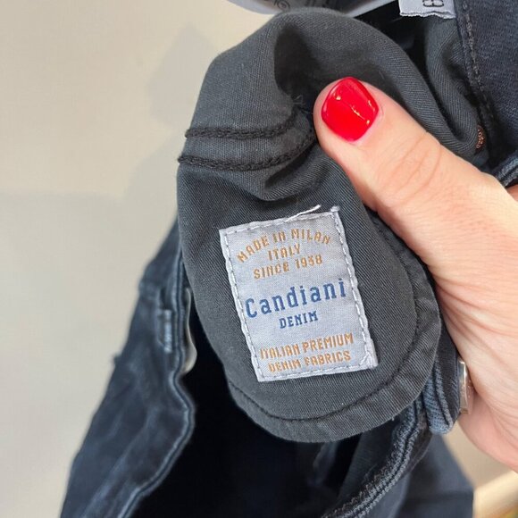 Closed Italian Crafted Premium Denim Cropped Jeans W/ Frayed Hem Size 29 - Picture 5 of 6